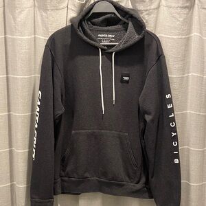 Santa Cruz Skateboards Charcoal Hoodie with White Accents